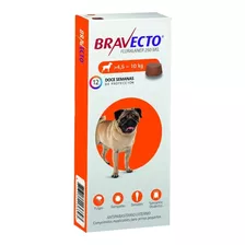 Bravecto Anti Pulgas Y Garrapatas 4,5 A 10 Kg