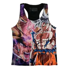 Camiseta Olímpica Gym Goku Vegeta Dragon Ball Varios Diseños