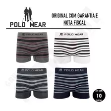 Kit Cuecas Box Boxer 10 Peças Original Atacado Polo Wear