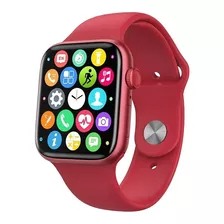 Smartwatch X-time Sw56 1.69 Caja Roja, Malla Roja De Silicona Y Bisel Negro