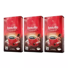 3 Pacotes De Café Evolutto Extraforte Torrado E Moído 500g