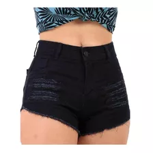 Shorts Feminino Jeans Com Lycra 