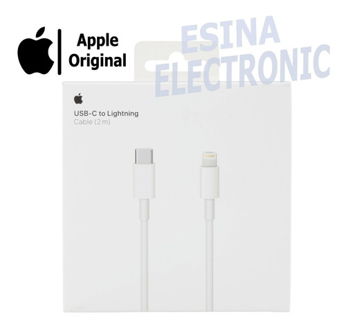 Cable Original Apple 2m iPhone 13 12 11 Usb C Lightning