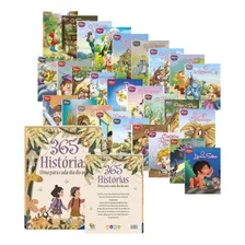 Kit 36 Mini Livros Classicos + 365 Histórias Infantis | Kit Livros Fábulas Crianças