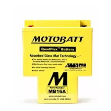 Batería Motobatt Mb16a Honda Shadow / Hyb16a