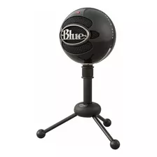 Microfono Blue Snowball Usb Gloss Black