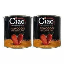 Kit 2 Molhos De Tomate Pelati Ciao Pizza Napoletana 2,5 Kg