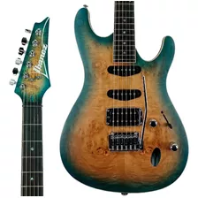 Guitarra Elétrica Ibanez Sa460 Mbw Sunset Blue Burst