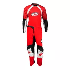 Conjunto Roupa Amx Start C Bolso Calça Camisa Enduro Moto