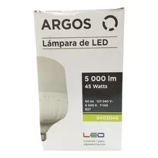 Foco Ahorradores Led Argos 1 Pza 45w 127-240v 6500k 6000 Lm