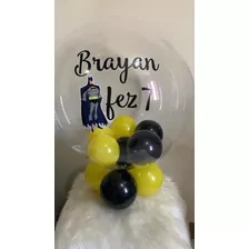 Balão Transparente Personalizado Bubble Bexigas Metalizadas