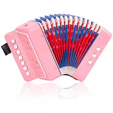 Accordion Kids Toy Acordeón Mini Instrumentos Musicales Botó