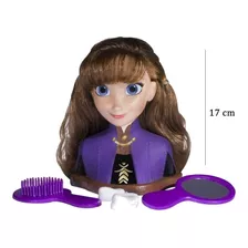 Boneca Styling Head Busto Anna Frozen 2 Baby Brink