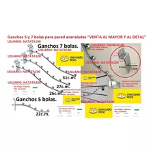 Acrílicos, Gancho De Lamina Acanalada Microperforada Cascada