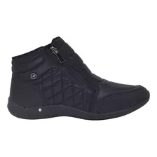 Tênis Bota Casual Feminino Cano Alto Kolosh C3196 Preto