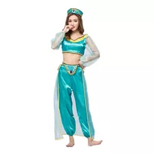 Disfraz Princesa Jasmine Jazmin Aladdín Cosplay