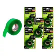 Kit 5 Fita Dupla Face 800g 19mm X 2m Fixa Quadros Espelhos