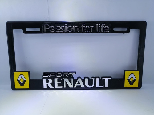 Portaplacas Renault Rs, Par  (2) Piezas. Foto 3