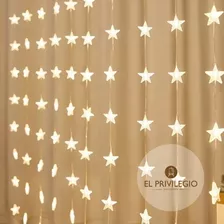 Cortina Luces Led 3mts X 1mt / Diseño Estrellas| Cascada