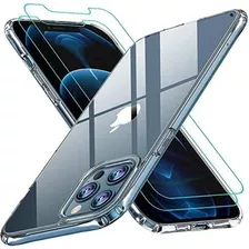 Funda Aedilys iPhone 12 Pro Max Cristal + 2 Protectores