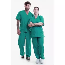 Conjunto Hospitalar Pijama Verde Uniforme - Não Mancha