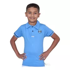 Camisa Polo Infantil Grêmio Azul Oficial Revedor