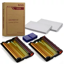 Kit Hiti S420 Com 2 Papel E Ribbon Para 100 Fotos 10x15