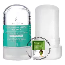 Herbia Antitranspirante Natural Cristal Pedra De Sal 60g New