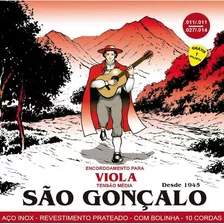 Encordoamento São Gonçalo 011/027 Para Viola Caipira De Aço