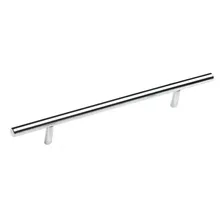 Puxador Haste Redondo Inox Escovado 448mm Porta Guarda Roupa