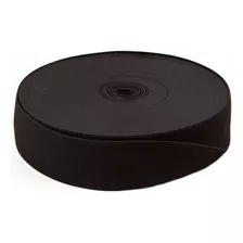 Elástico Costura 40mm X 25 Metros Preto Confecções Geral