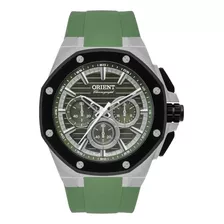 Relógio Orient Cronógrafo Verde Masculino Mbspc044 E1ex