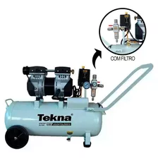 Compressor Odontológico Isento Óleo Tekna 35l 6.4pés 220v