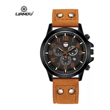 Reloj Caballero Para Hombre Original Casual Cuero Correa 1