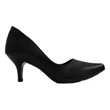 Sapato Sandália Scarpin Feminino Confort Salto Baixo Macio