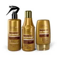 Kit Reconstrução De Brilho Banho De Verniz Forever Liss