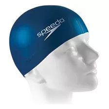 Touca De Natação Speedo Flat Cap Cores Disponíveis Silicone Cor Azul Royal Tamanho Adulto