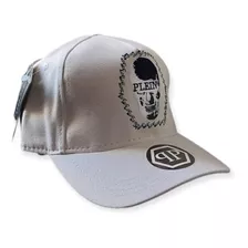 Gorra Blanca Skull Calavera Bordada Pplein