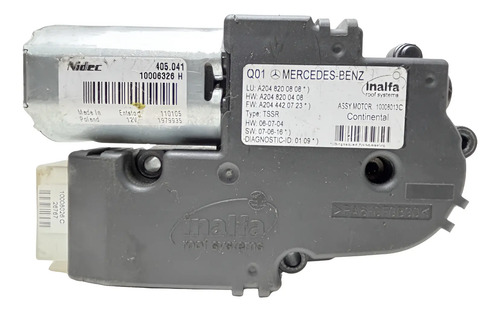 Motor Teto Solar Mercedes C180 2008 Á 2015 / 10006326