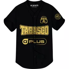 Camisola Jersey Olmecas Tabasco M2 Dorado Negro S M L Xl Xxl