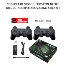 Consola De Videojuegos M8 Game Stick Inalámbrico 10000 Juego
