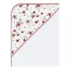 Toalha Banho Estampada Flor Rosê Batistela Baby