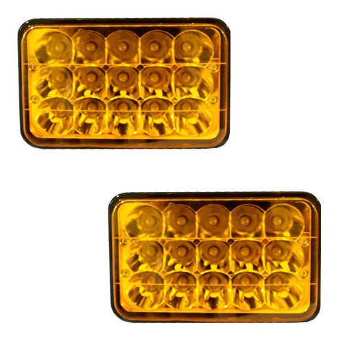 Par Faros 15 Led 4x6 Rectangular mbar Alta Y Baja - Italio Foto 6