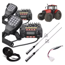 Kit 2 Radios 8900 Kt Dual Band Vhf Uhf Base Movel