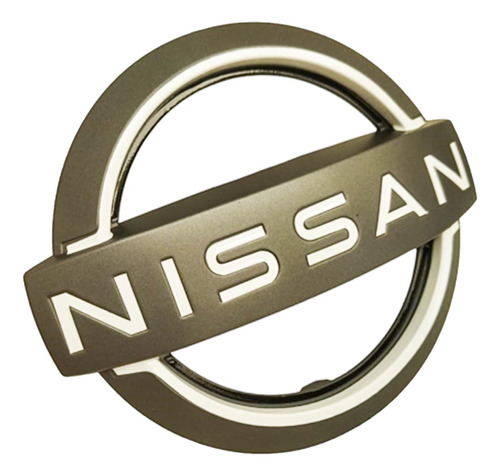 Emblema Parrilla Nissan March 2023 Gris/blanco Foto 4