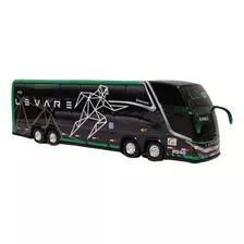 Carrinho Ônibus Em Miniatura Viação Levare 2 Andares 1:43