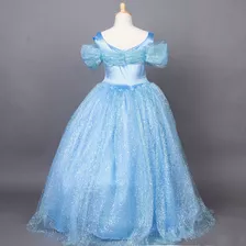 Disfraz Vestido Princesa Cenicienta 4-7 Años