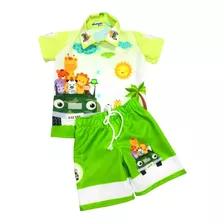 Conjunto Infantil Mauricinho Safari Menino