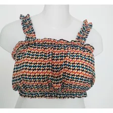 Top Cropped Até Plus Size Alcinha Ciganinha 