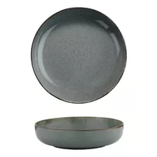 Ensaladera Bowl Porcelana Artesanal Filo Envejecido 19 Cm